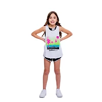 Ensemble de 2 débardeurs de sport avec palmier Justice pour filles