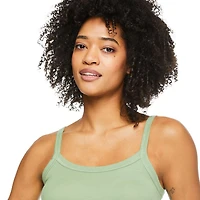 No Boundaries Women's Rib Cami Pajama 2-Piece Set