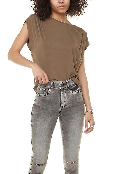 Jeaniologie ™ femme blouse vert