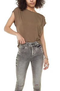 Jeaniologie ™ femme blouse vert