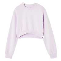 Chandail en molleton écourté No Boundaries pour femmes