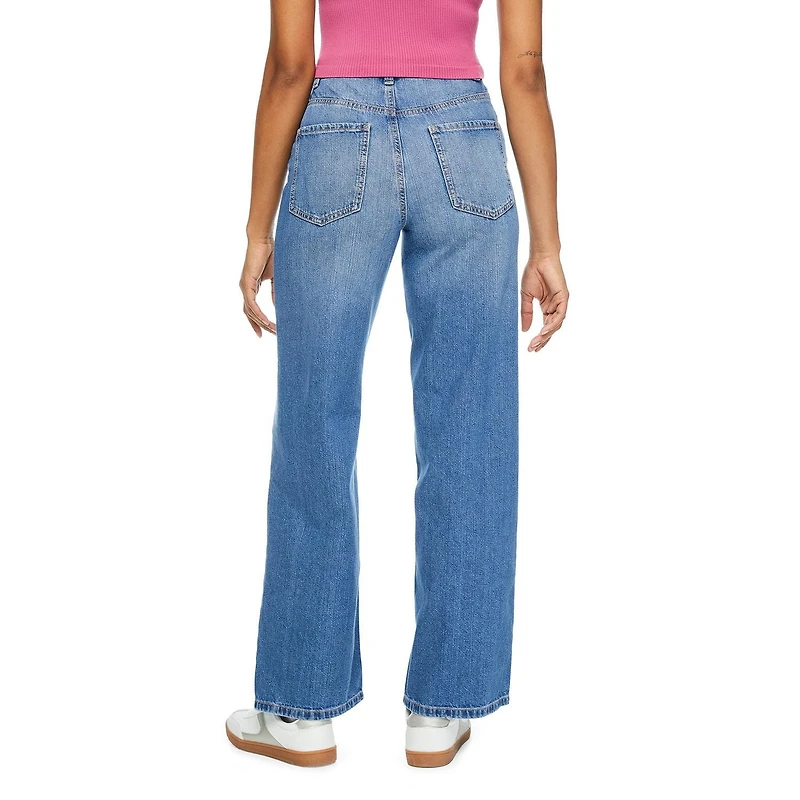 Jean à jambe large No Boundaries pour femmes Tailles 1-15