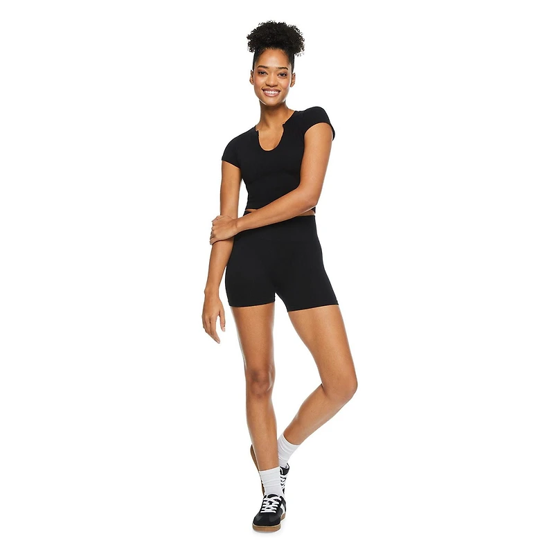 No Boundaries Women's Seamless Tee