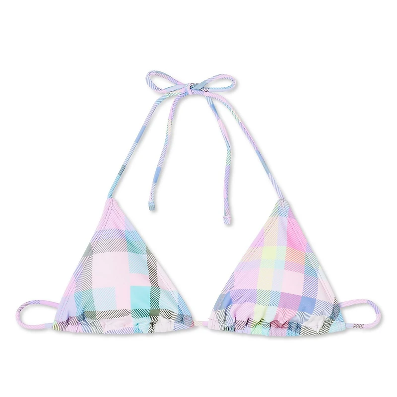 No Boundaries Women's String Bikini Top