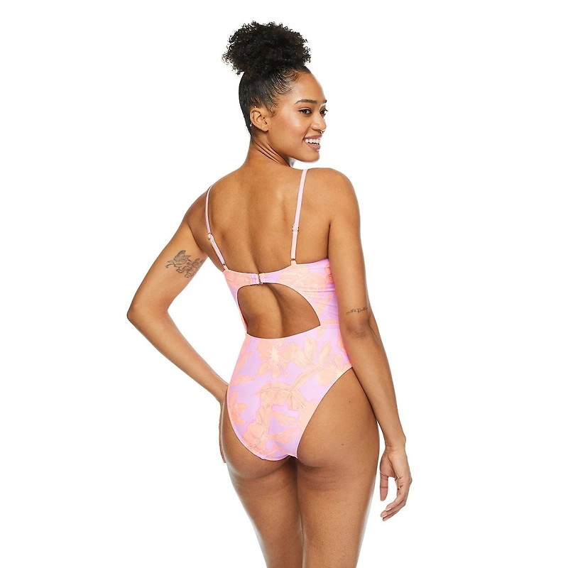 No Boundaries Women's Cut Out 1-Piece