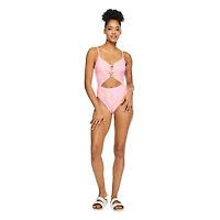 No Boundaries Women's Cut Out 1-Piece