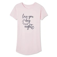 Chemise de nuit à manches courtes George pour femmes