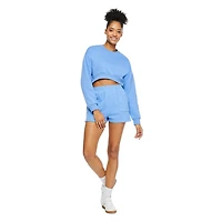 No Boundaries Women's Cropped Fleece Popover