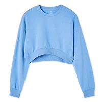 No Boundaries Women's Cropped Fleece Popover