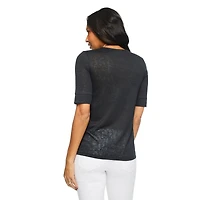 Iyla Women's Hacci Fooler Top