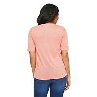 Iyla Women's Hacci Fooler Top, Sizes S-XXL