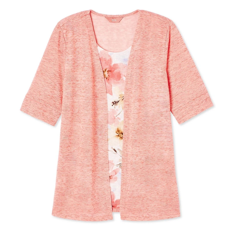 Iyla Women's Hacci Fooler Top, Sizes S-XXL