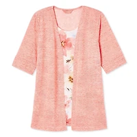 Iyla Women's Hacci Fooler Top, Sizes S-XXL