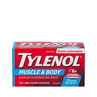 Tylenol Douleurs musculaires et courbatures 72 CH