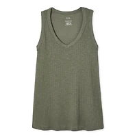 Iyla Women's Drapey V-Neckline Tank