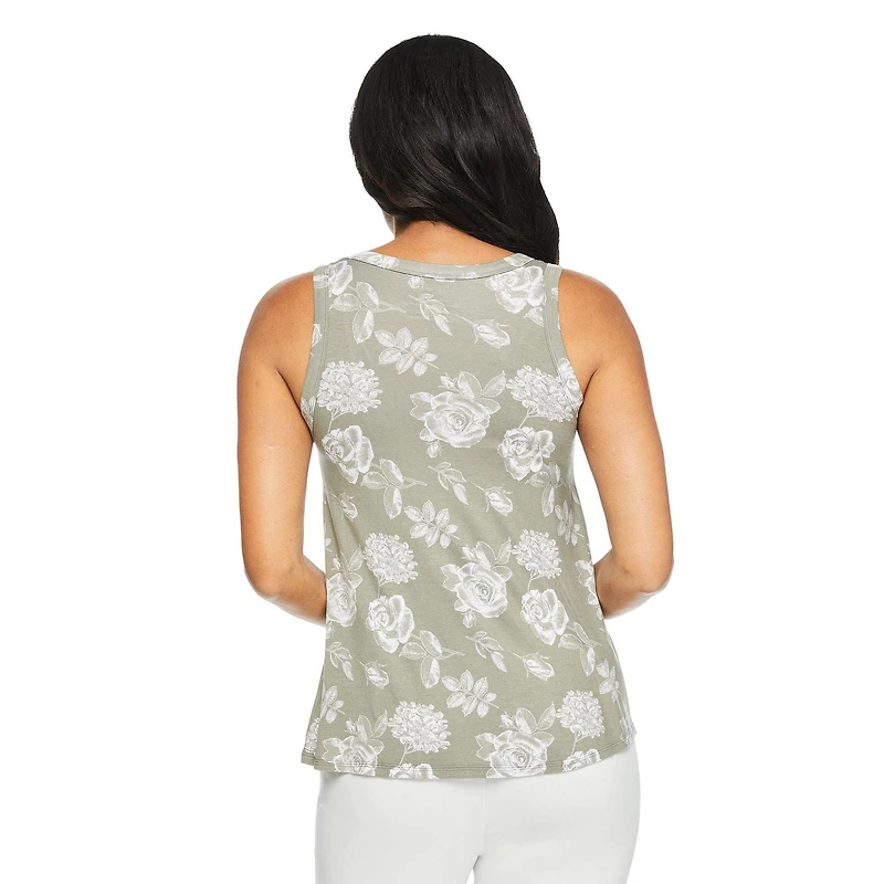 Débardeur drapé avec encolure en V Iyla pour femmes Tailles P-TTG