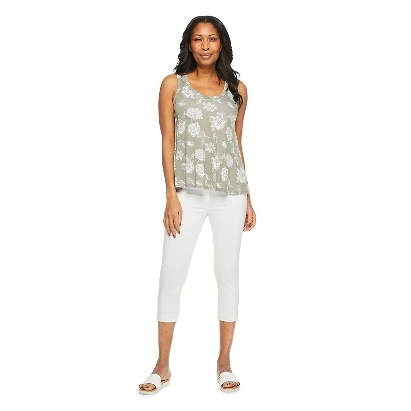 Iyla Women's Drapey V-Neckline Tank