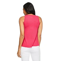 Débardeur drapé avec encolure en V Iyla pour femmes Tailles P-TTG