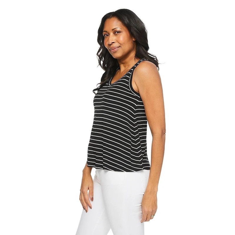 Iyla Women's Drapey V-Neckline Tank