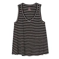 Iyla Women's Drapey V-Neckline Tank