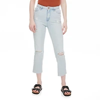 No Boundaries Women's Slim Crop Straight Pant