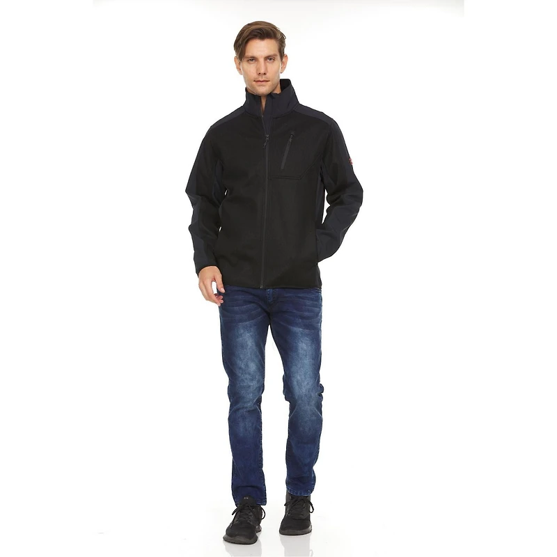Veste en molleton effet jersey Swiss Tech pour hommes