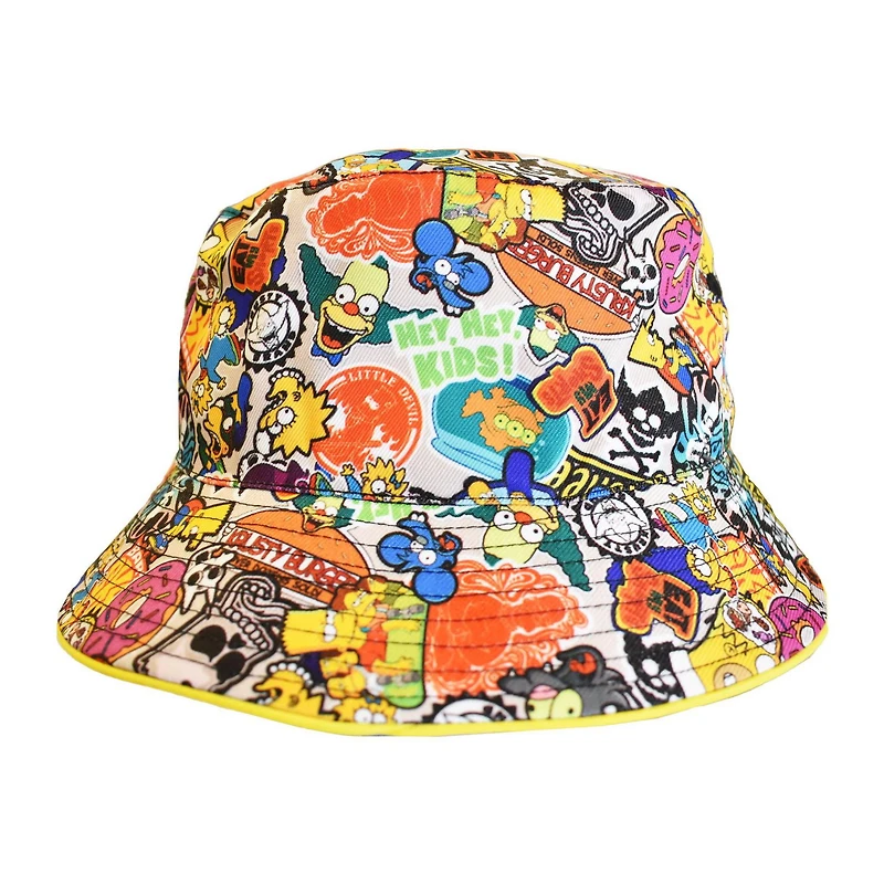 Men's The Simpsons Collage Bucket Hat