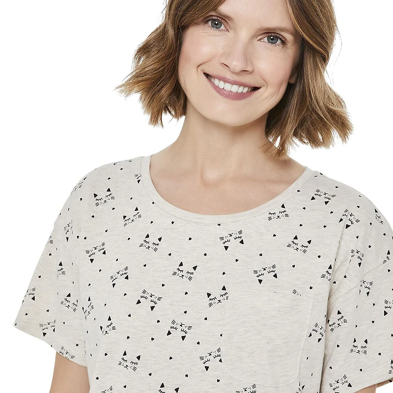 Chemise de nuit imprimée George pour femmes