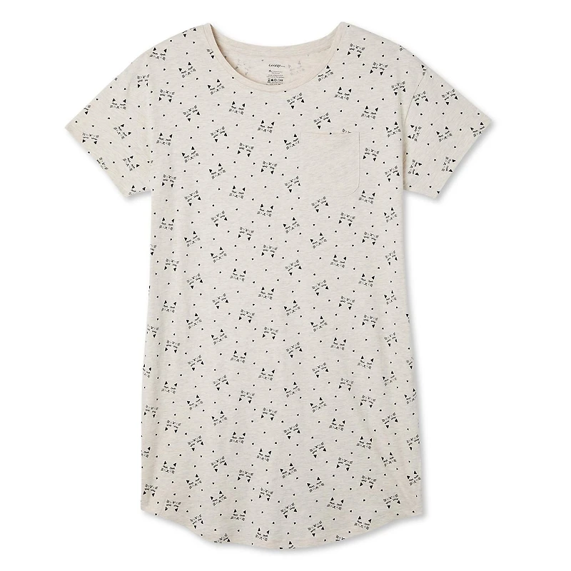 Chemise de nuit imprimée George pour femmes