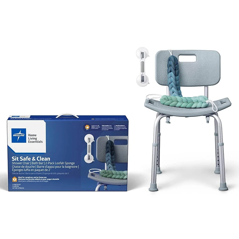 Medline 3-in1 Bath Essentials Kit
