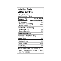 Tranches de fromage suisse Great Value 210 g, 11 tranches