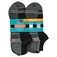 Fruit of the Loom - Mens No Show Breathable 8 pack