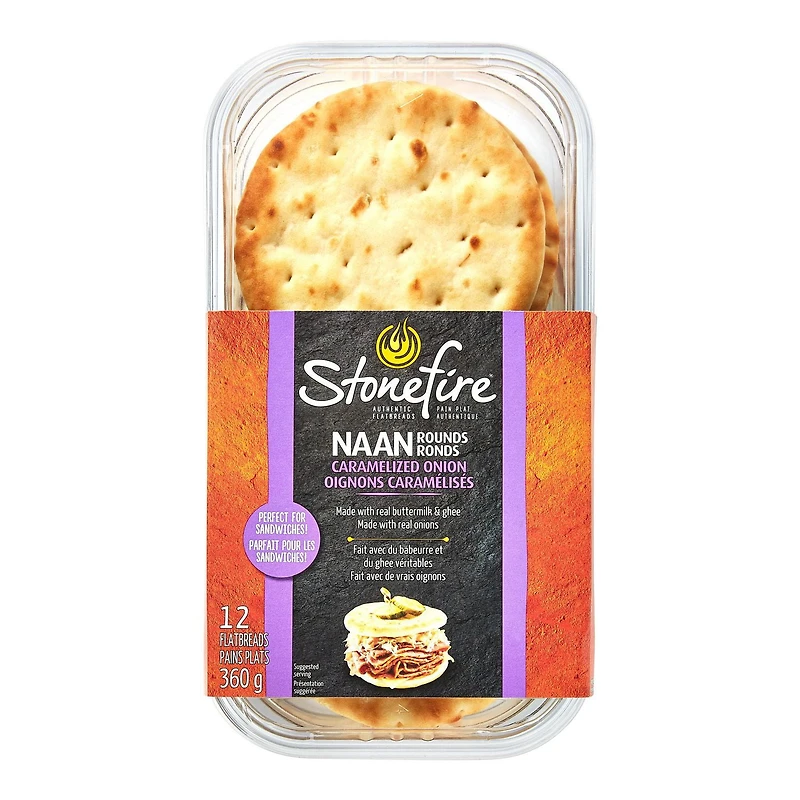 Stonefire® Caramelized Onion Naan Rounds