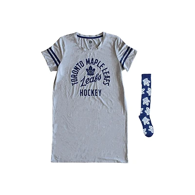 Chemise de nuit à slogan Arc Toronto pour femme de la LNH