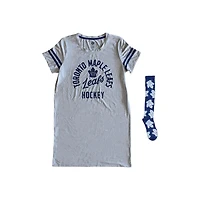 Chemise de nuit à slogan Arc Toronto pour femme de la LNH