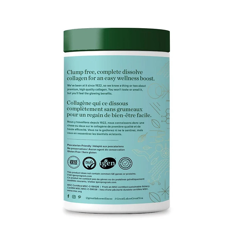 Pure Marine Collagen Peptides - Unflavoured 227g, 10g Hydrolyzed Collagen / Serving