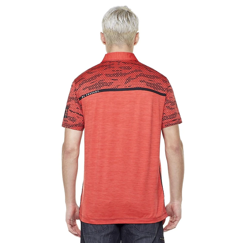 Polo manches courtes avec poche pour homme Dark Black