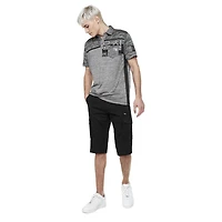 Polo manches courtes avec poche pour homme Dark Black