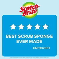 Éponge à récurer antiégratignures Scotch-Brite® Paq. de 3