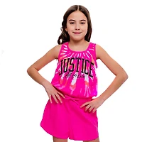 Girls Justice One Piece For The Love Romper