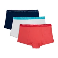Culottes Garçonnes ENERGIZE en coton extensible pour femme, assorti paq. de 3