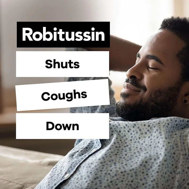 Sirop Robitussin Total Toux, rhume et grippe Extra fort Nuit, sans alcool, 240 ml 240 ml