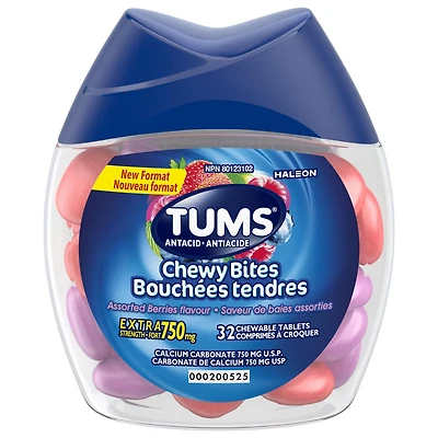 TUMS Chewy Bites (Assorted Berries flavour) - 32 Count