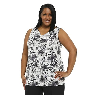 Penmans Plus Women's Cowl Neckline Tank