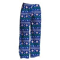 George Mens Ugly Christmas Sleep pants - Baseball Christmas