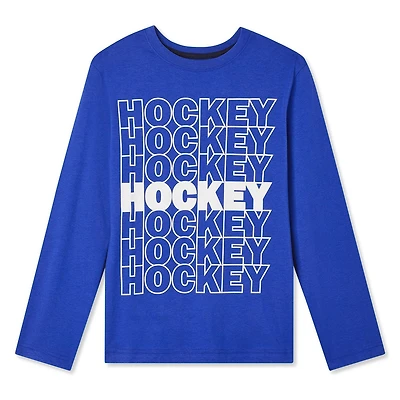 T-shirt à manches longues avec imprimé graphique George pour garçons