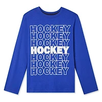 T-shirt à manches longues avec imprimé graphique George pour garçons