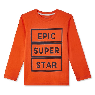 George Boys' Long Sleeve Graphic T-Shirt