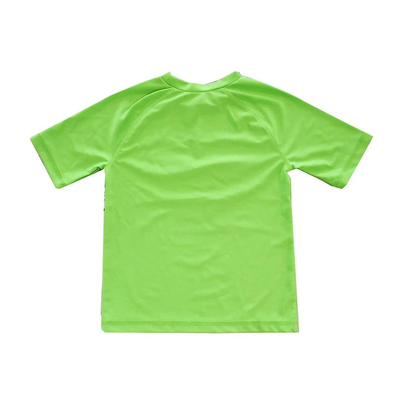 Boys Minecraft Hostile Green Rash Guard