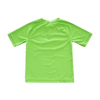 Boys Minecraft Hostile Green Rash Guard